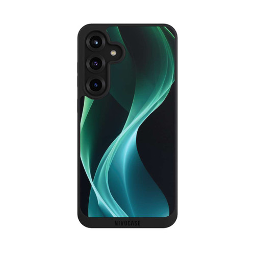 Samsung Galaxy S25+  NIVOpure Green Modern Background