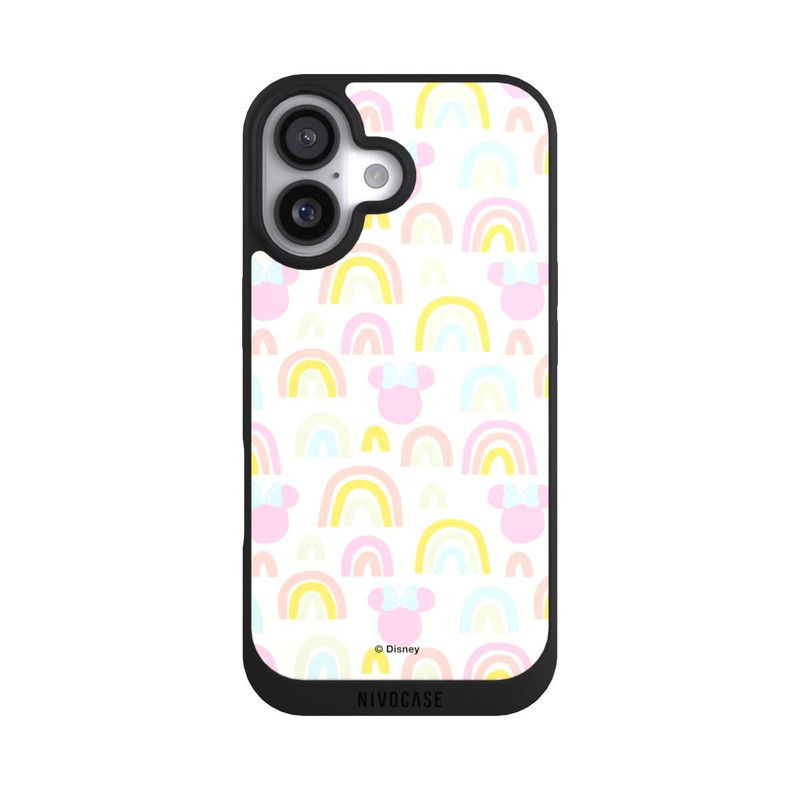 iPhone 17 NIVOpure Minnie Motif arc-en-ciel