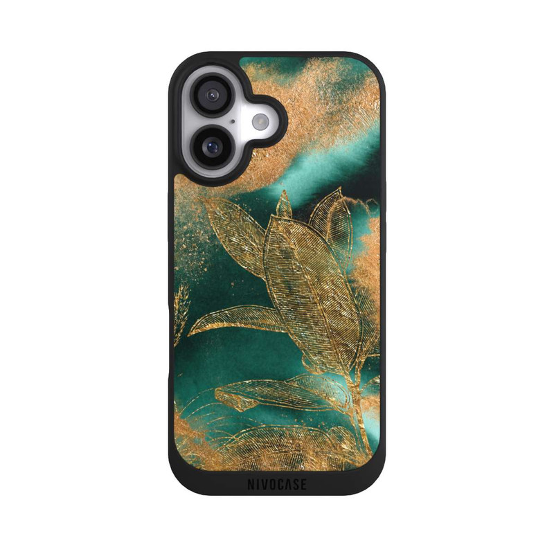 iPhone 17 NIVOpure Gold und Grün Natur