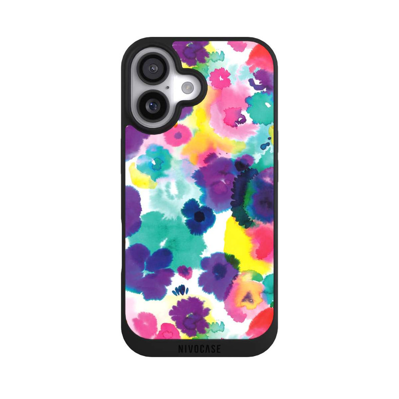 iPhone 17 NIVOpure Fleurs aquarelles abstraites