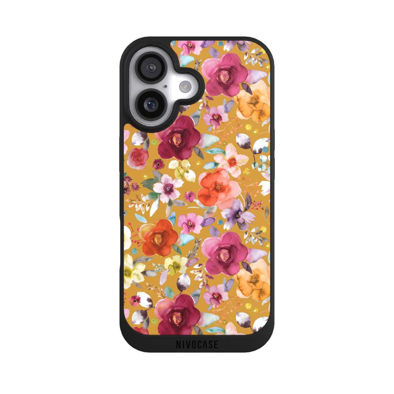 iPhone 17 NIVOpure Bouquets de fleurs printanières moutarde