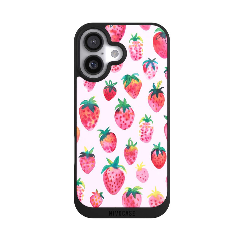 iPhone 17 NIVOpure Aquarell Erdbeeren