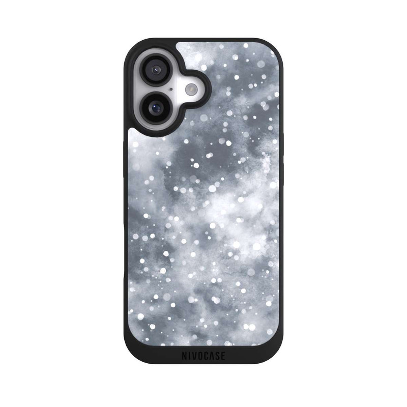 iPhone 17 NIVOpure Ciel de neige d'hiver abstrait