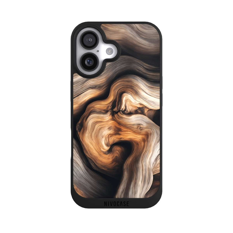 iPhone 17 NIVOpure Rustic Wood