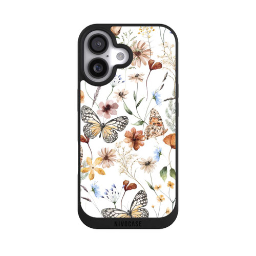 Apple iPhone 17 NIVOpure Wildflowers and Butterflies Pattern