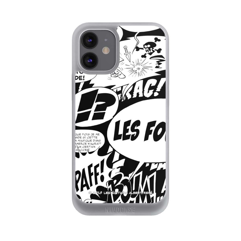 iPhone 12 mini NIVOpure Sprechblasen Asterix Schwarz