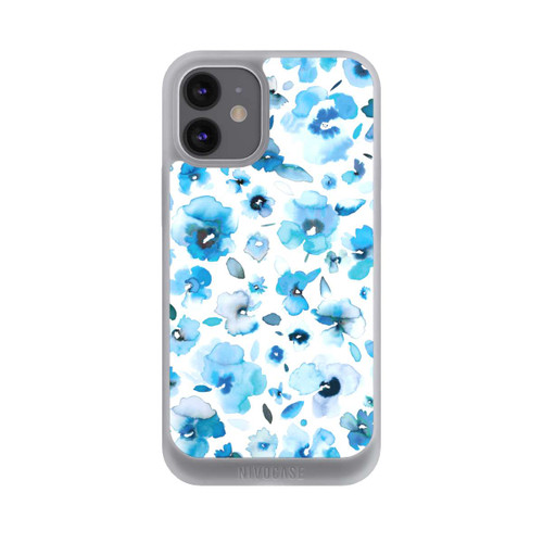 Apple iPhone 12 mini NIVOpure Blue Tropical Flowers