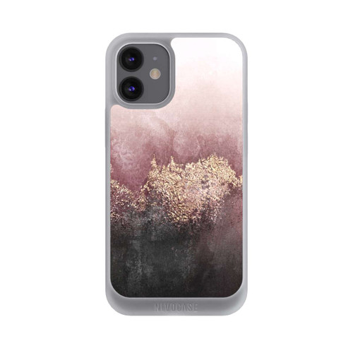 Apple iPhone 12 mini NIVOpure Rosa Himmelsstaub Golddruck