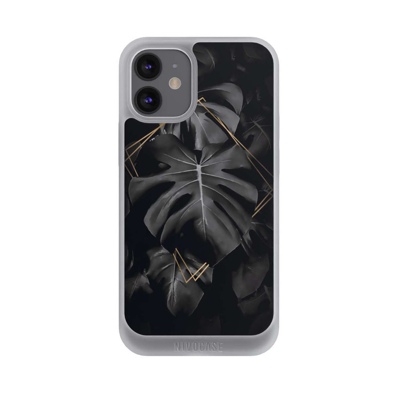 iPhone 12 mini NIVOpure Schwarze Blätter