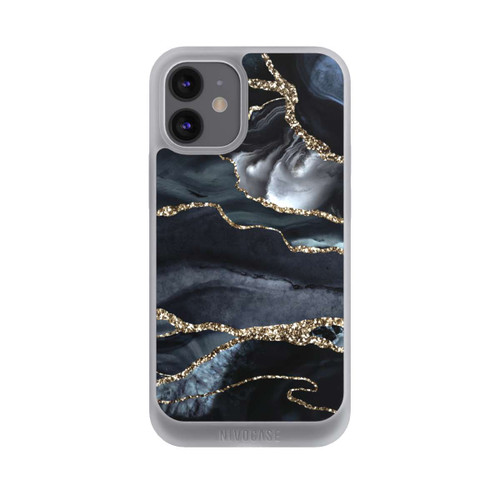 Apple iPhone 12 mini NIVOpure Or marbré foncé Aspect pailleté