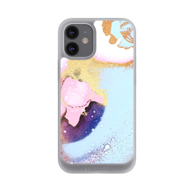 iPhone 12 mini NIVOpure Pastel Glamour Ink Texture