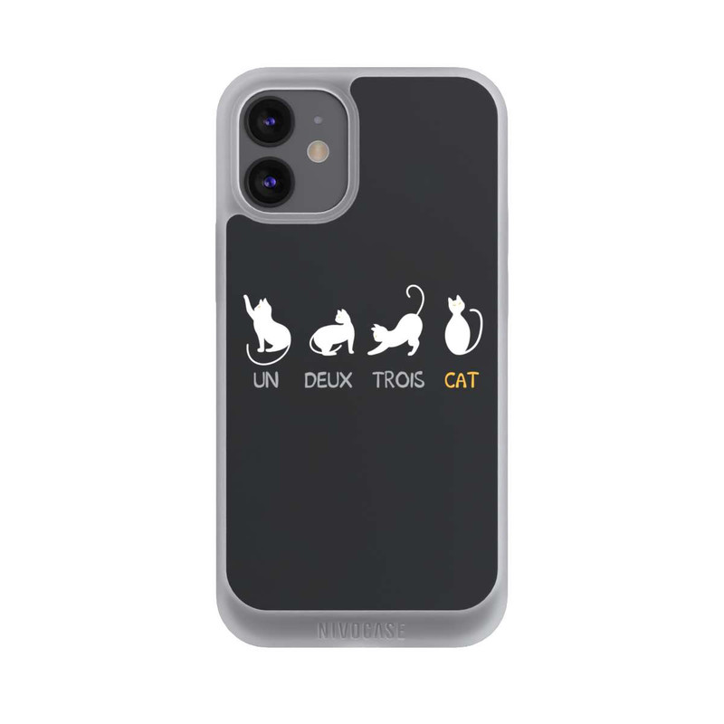 iPhone 12 mini NIVOpure Un Deux Trois Cat