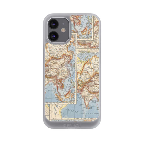 Apple iPhone 12 mini NIVOpure Weltkarte Vintage