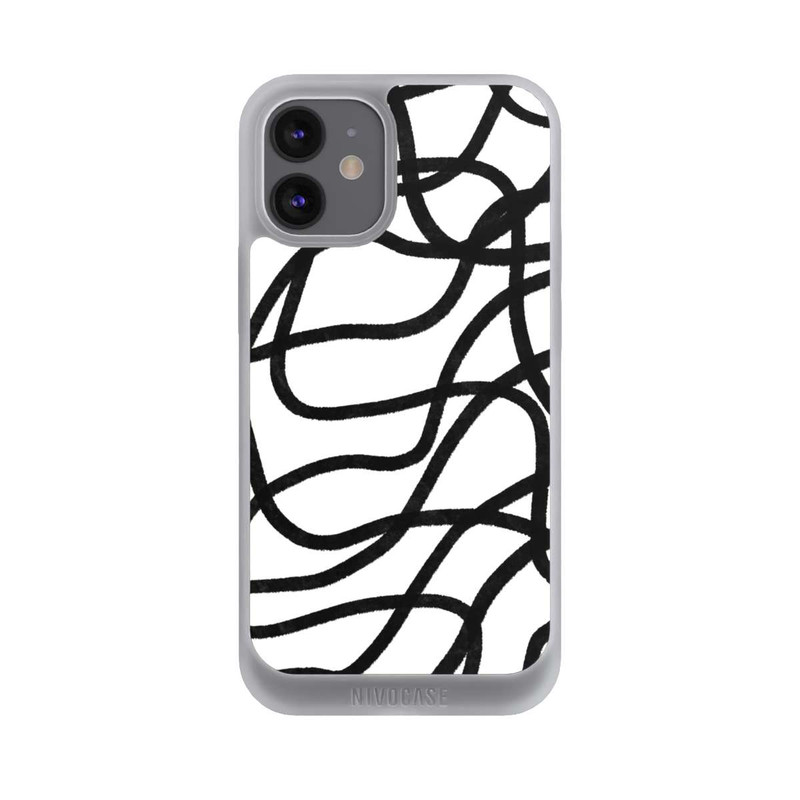 iPhone 12 mini NIVOpure Schwarze Linien