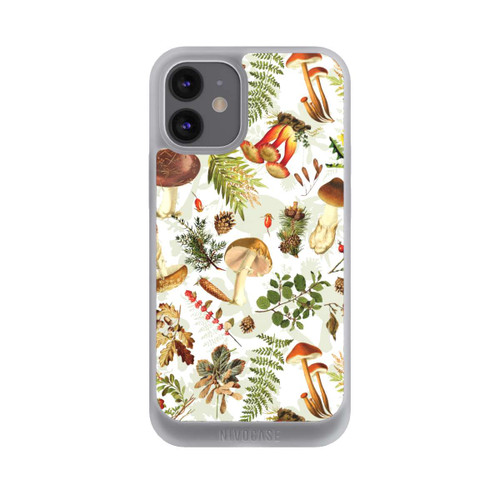 Apple iPhone 12 mini NIVOpure Pilzmuster Weiß