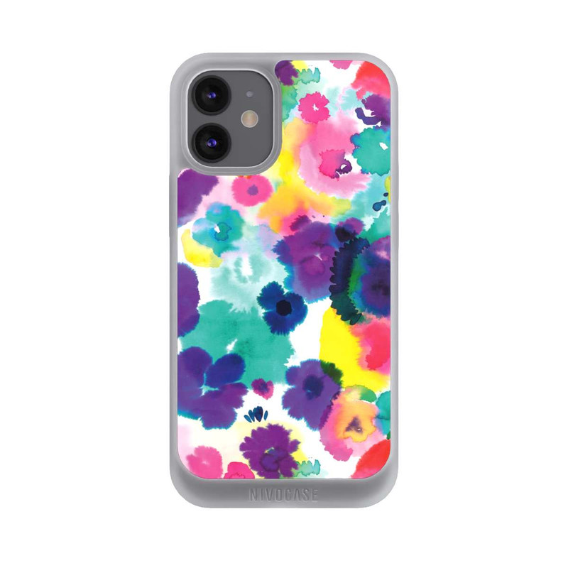 iPhone 12 mini NIVOpure Aquarellblumen abstrakt