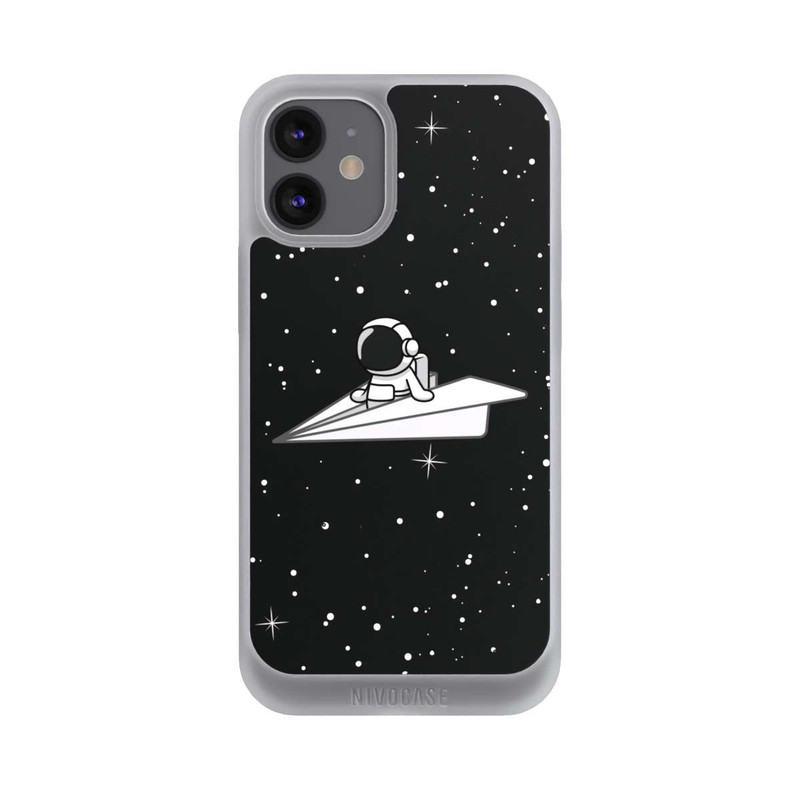 iPhone 12 mini NIVOpure Astronaut Paper Plane Comic