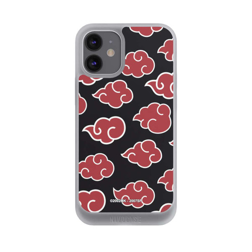 Apple iPhone 12 mini NIVOpure Akatsuki Pattern Black Big