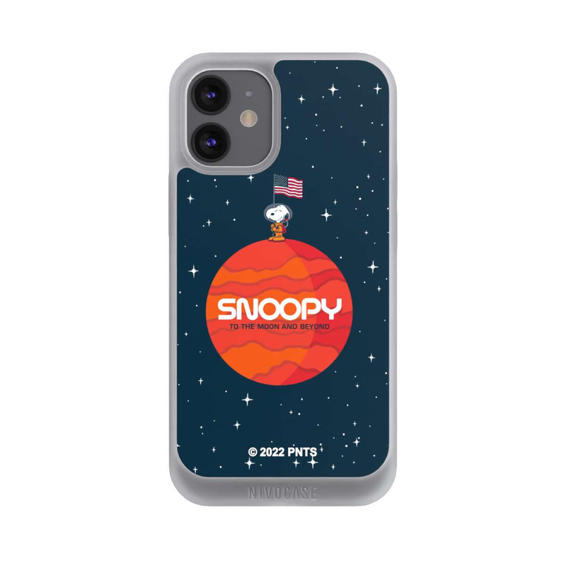 iPhone 12 mini NIVOpure Snoopy Weltraumreisender Orange
