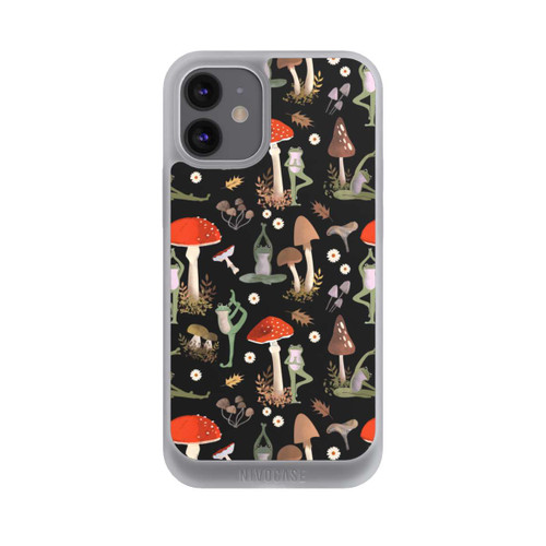 Apple iPhone 12 mini NIVOpure Yoga-Frösche mit Pilzen