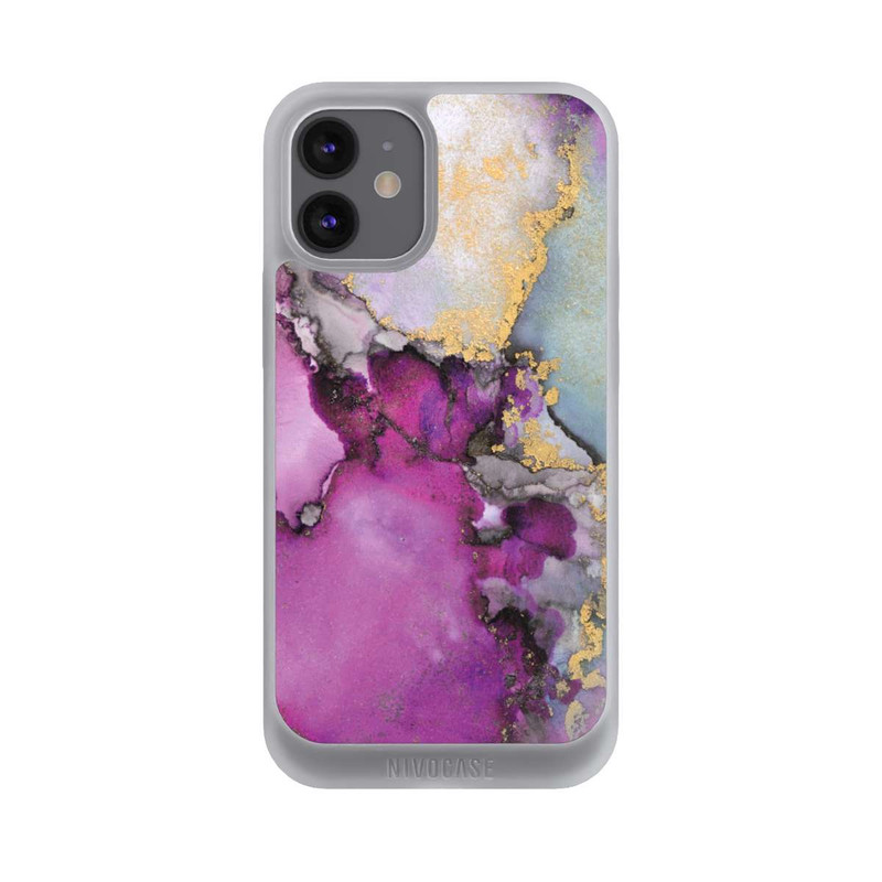 iPhone 12 mini NIVOpure Alcohol Ink Art Pink