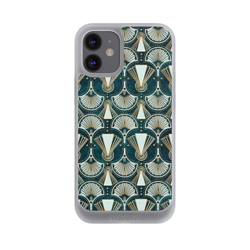 Apple iPhone 12 mini NIVOpure Art Deco Green Pattern