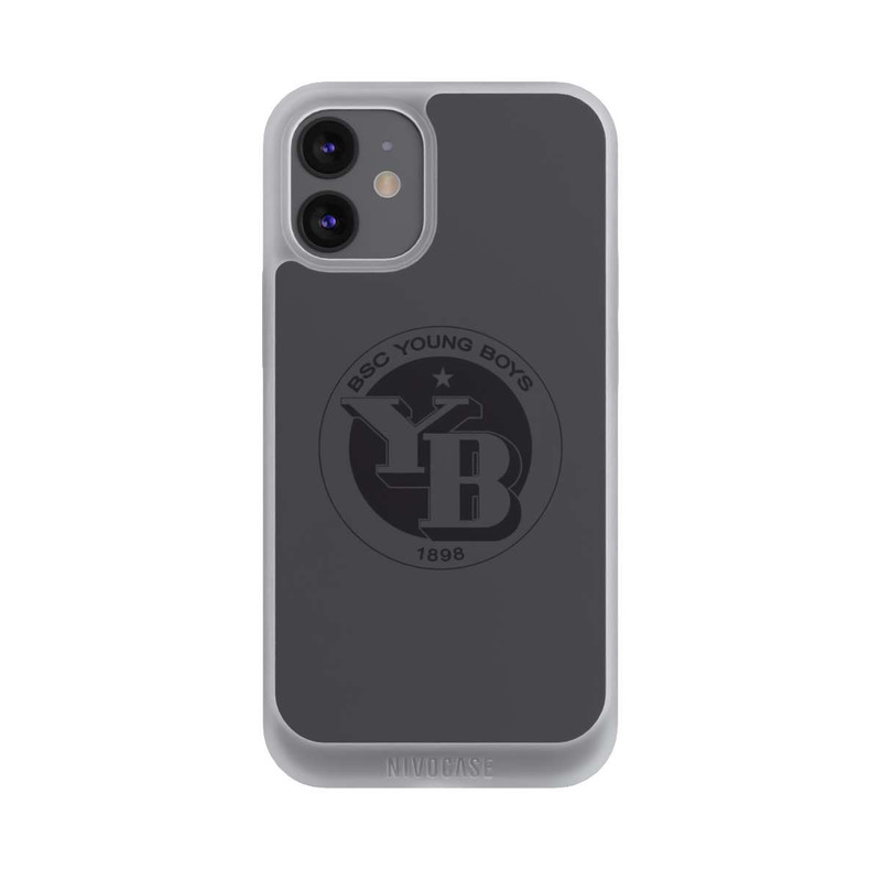 iPhone 12 mini NIVOpure BSC YB Logo Grau