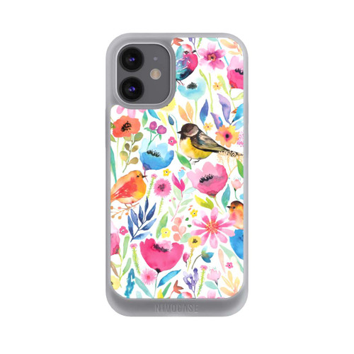 Apple iPhone 12 mini NIVOpure Whimsical Birds and Flowers