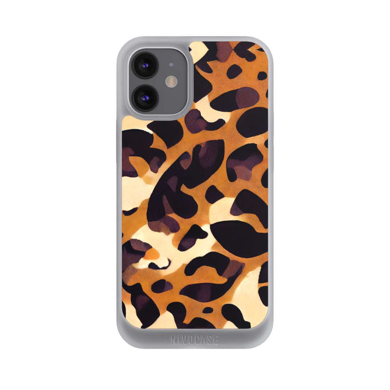 iPhone 12 mini NIVOpure motif lion marron clair