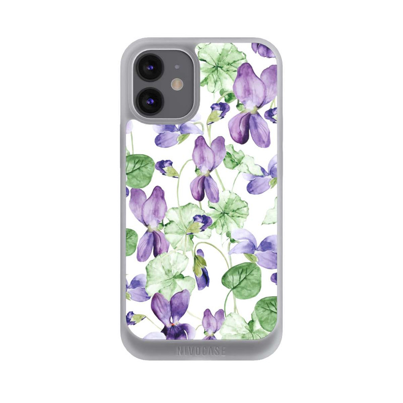 iPhone 12 mini NIVOpure Lila Veilchen