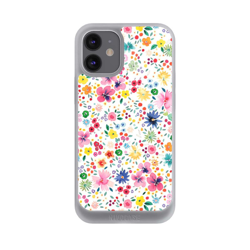iPhone 12 mini NIVOpure Millefleurs Pink Spring Garden