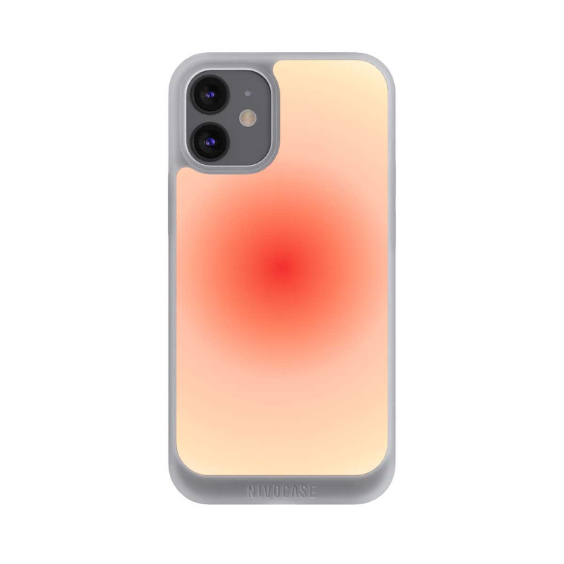 iPhone 12 mini NIVOpure Aura orange circle