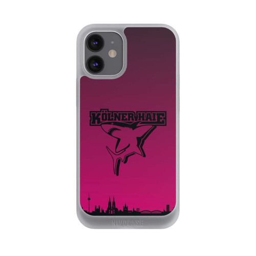 Apple iPhone 12 mini NIVOpure Kölner Haie Skyline Pink