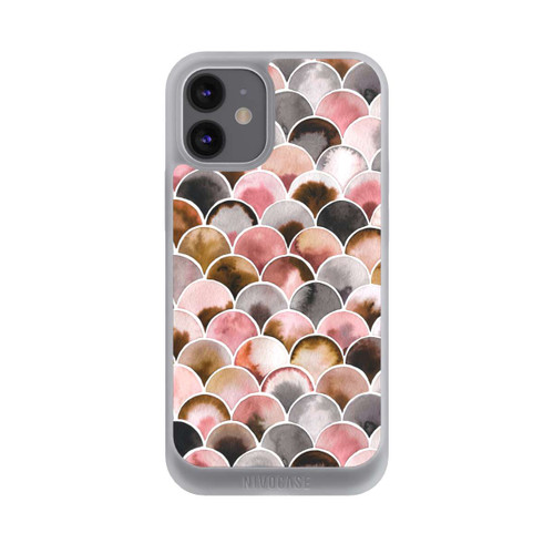 Apple iPhone 12 mini NIVOpure Japandi Scales Pink Brown
