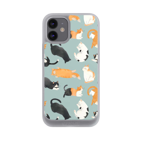 Apple iPhone 12 mini NIVOpure Cats Pattern