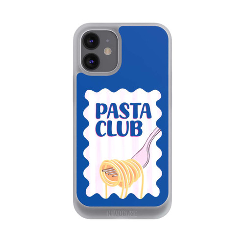 Apple iPhone 12 mini NIVOpure Pasta Club in Blue and Pink