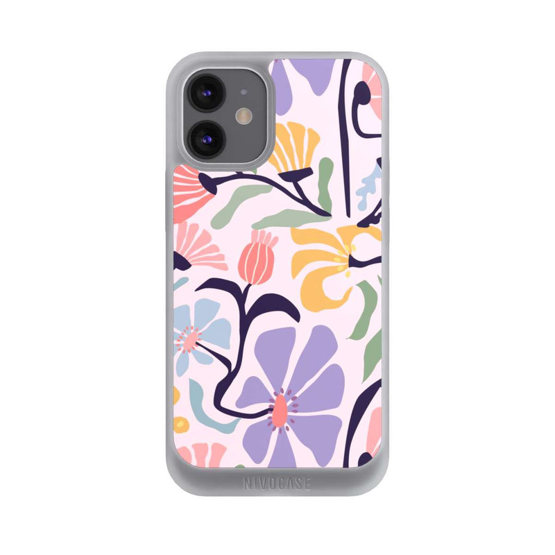 iPhone 12 mini NIVOpure Flower Market Ibiza Pink