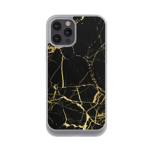 Apple iPhone 12 Pro NIVOpure Schwarzgoldener Marmor-Look