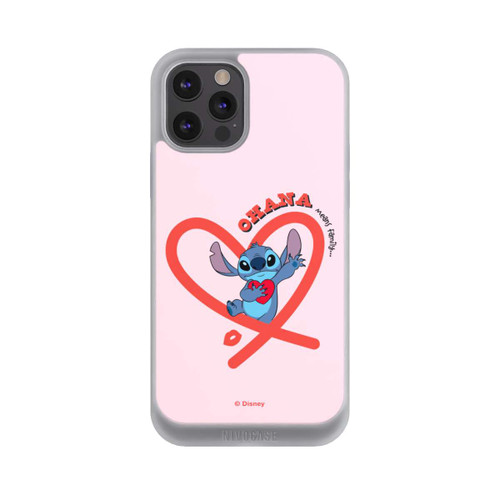 Apple iPhone 12 Pro NIVOpure Stitch Ohana Cœur rose