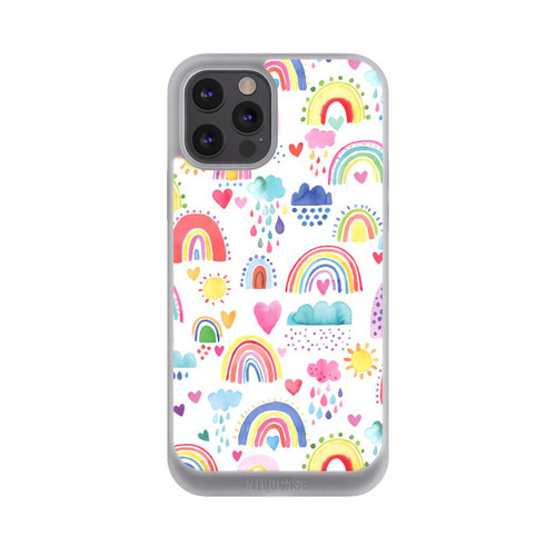 Apple iPhone 12 Pro NIVOpure Schöne Regenbogen-Multi-Rot
