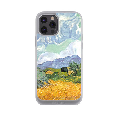 Apple iPhone 12 Pro Max NIVOpure Weizenfeld mit Zypressen