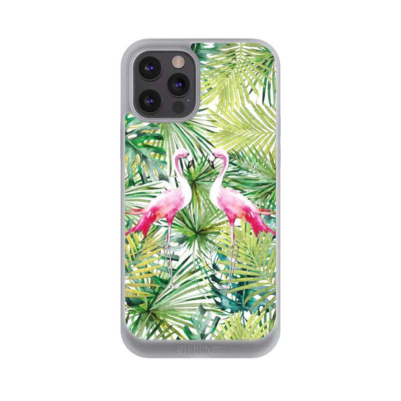 iPhone 12 Pro Max NIVOpure Palmiers Flamants