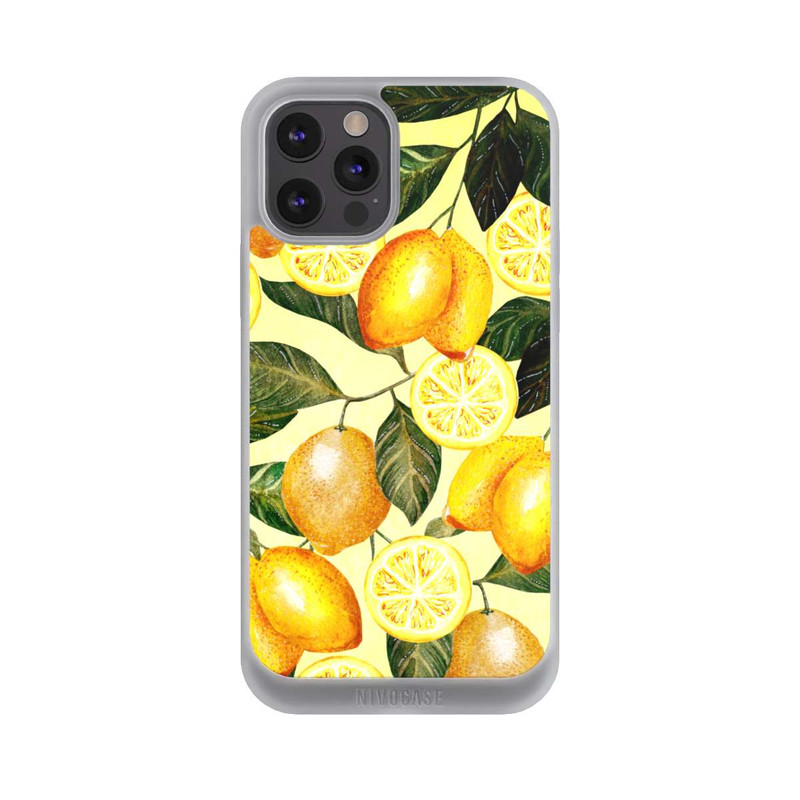 iPhone 12 Pro Max NIVOpure Gelber Sommer mit Zitronen