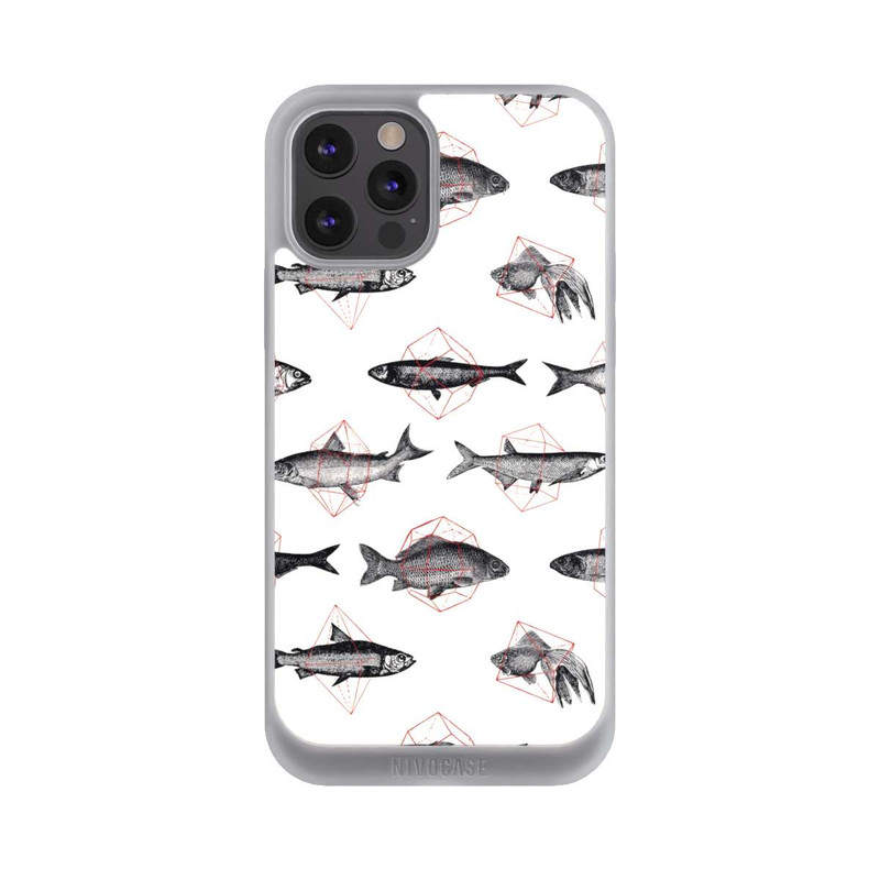 iPhone 12 Pro Max NIVOpure Poissons en géométrie