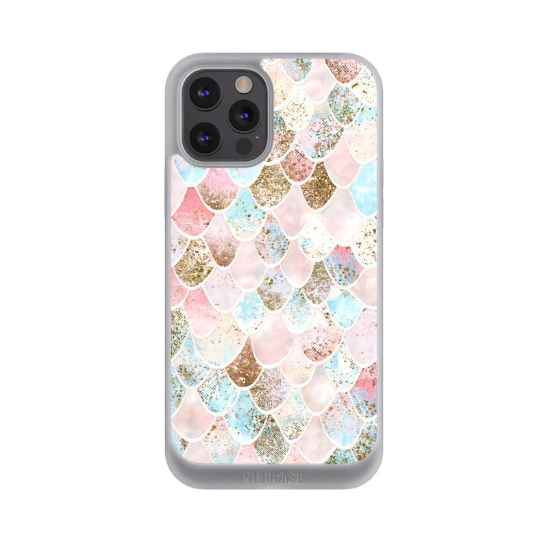iPhone 12 Pro Max NIVOpure Motif sirène à l'aspect pailleté