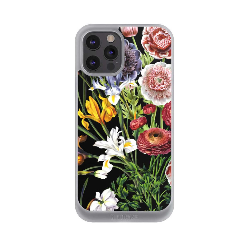 iPhone 12 Pro Max NIVOpure Motif de fleurs anciennes