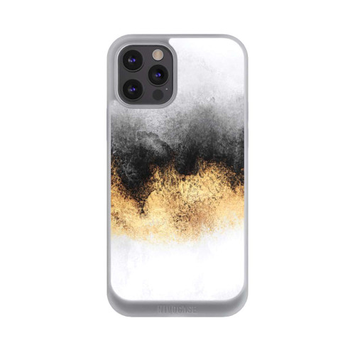 Apple iPhone 12 Pro Max NIVOpure Grauer Himmelstaub Golddruck