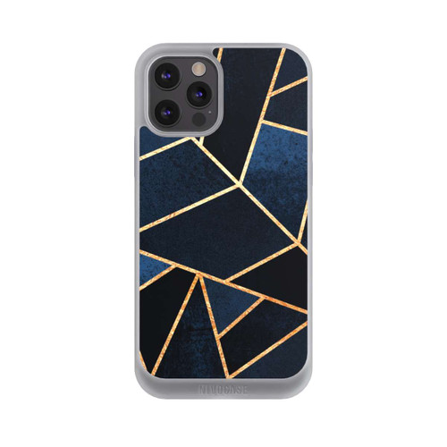 Apple iPhone 12 Pro Max NIVOpure Navy Stein Golddruck