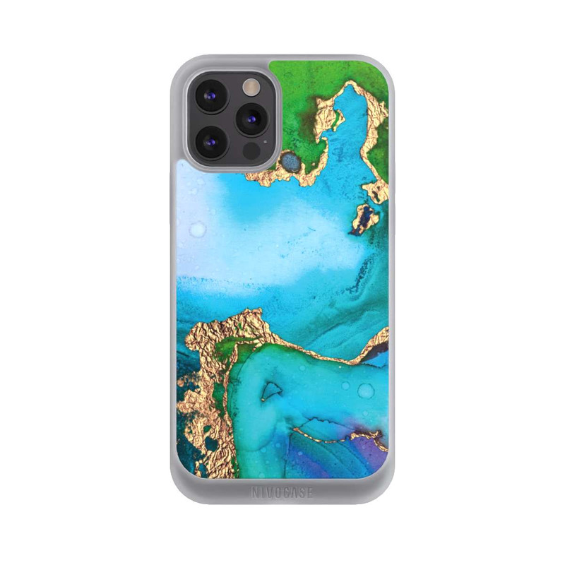 iPhone 12 Pro Max NIVOpure Colourfull Marble Glitterlook