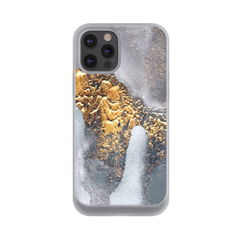 Apple iPhone 12 Pro Max NIVOpure Beton-Gold-Glitzerlook